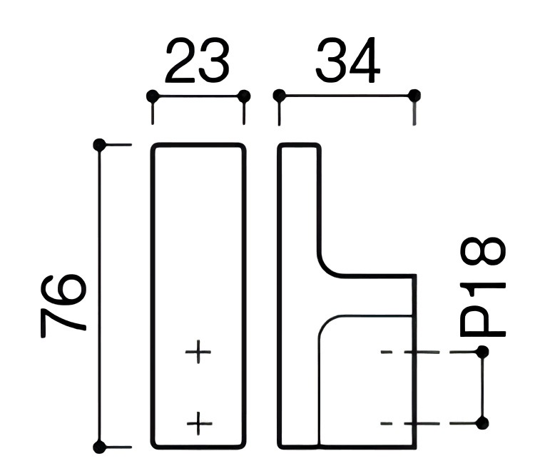 SE-055 フック 寸法図