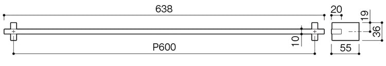 SE-411-XPL タオルレール