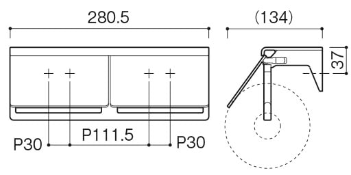 【SE-42W-003C】商品寸法図