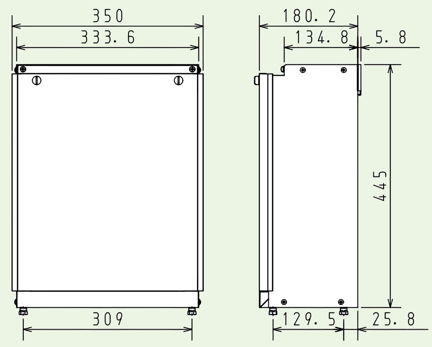 商品寸法図 【SDPH-3】