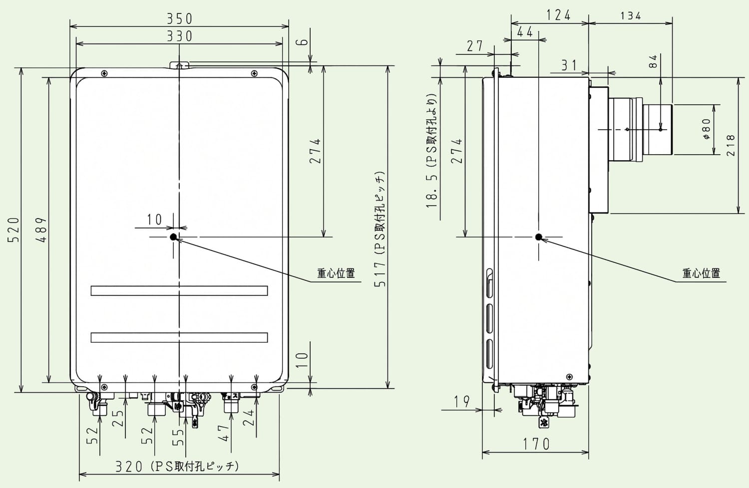 FH-2011ZABL 寸法図