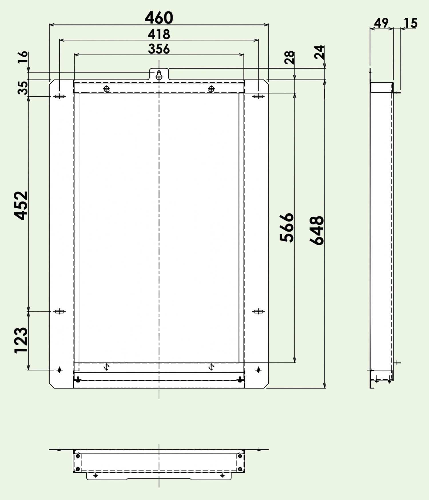 リンナイ 【UOP-9030】 扉内設置用取付BOX Rinnai