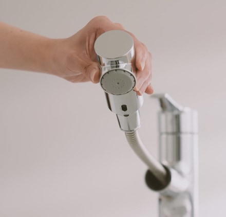 ホースを引き延ばし メッキ 440px