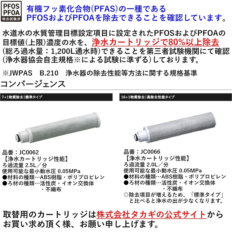 PFOSおよびPFOA除去試験 コンバージェンス 750px