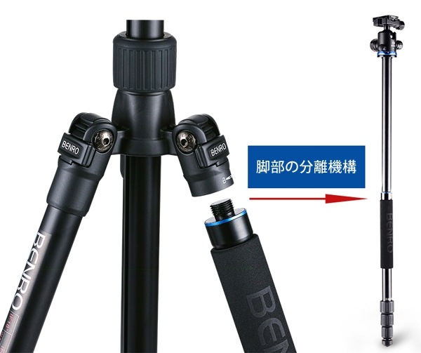 BENRO IF18+ iFoto カメラ 三脚 フルサイズ機OK（BENRO百諾】鎂
