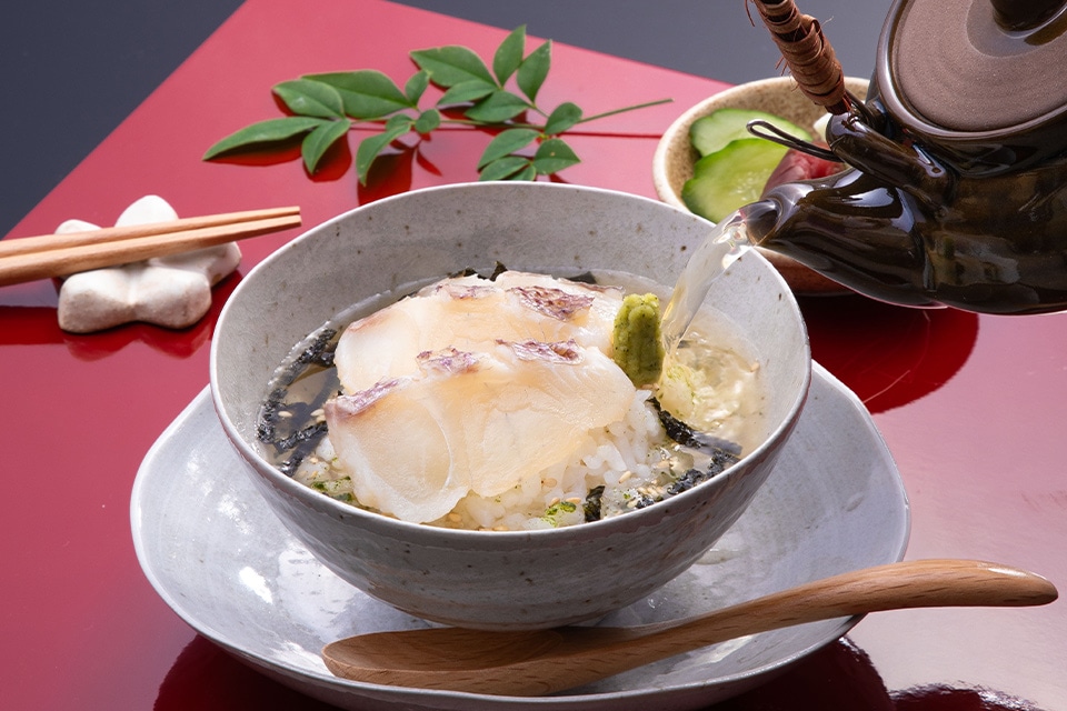 〈心治郎謹製〉鯛を味わう鯛茶漬け