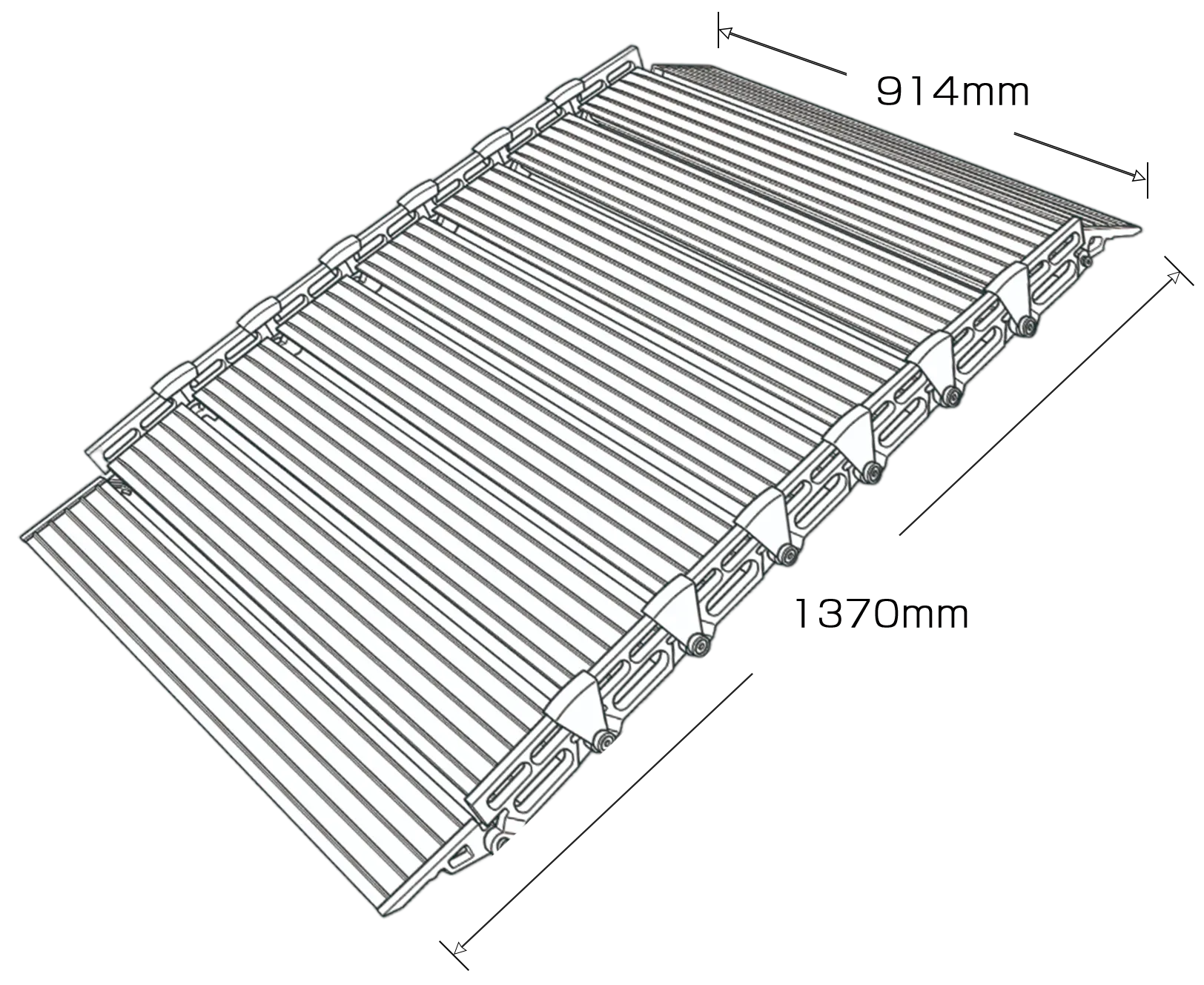 巻いて片手で運べるロールスロープ・アクセス“収納バッグ付き”アクセス