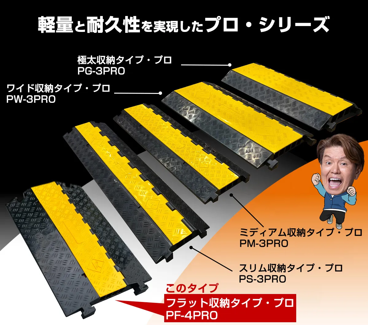 大好評のプロ・シリーズラインアップ