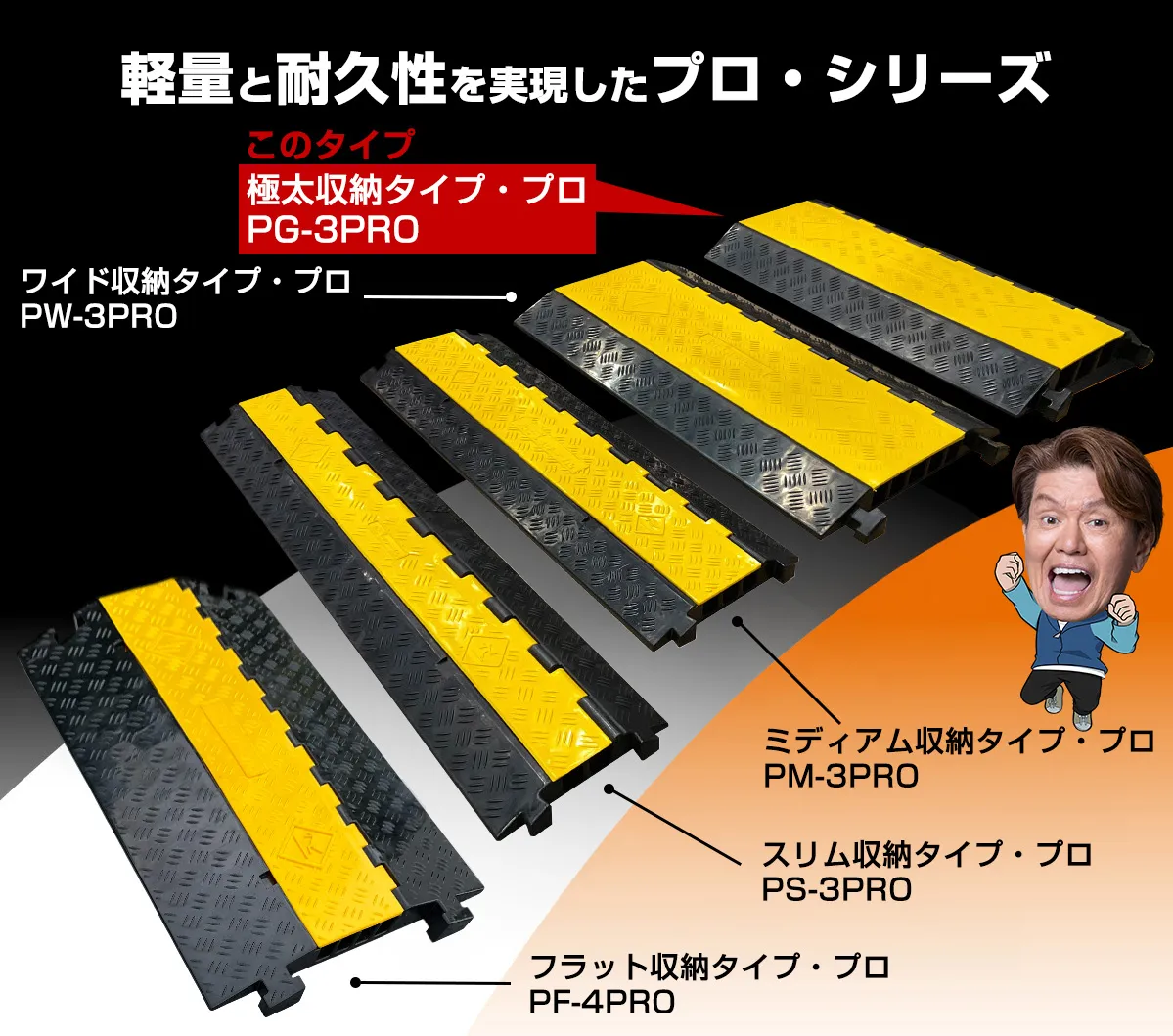 大好評のプロ・シリーズラインアップ