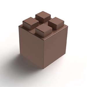 ハーフサイズ ブラウン