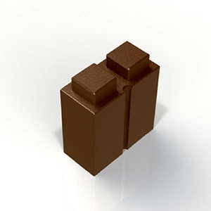 クォーターサイズ ブラウン