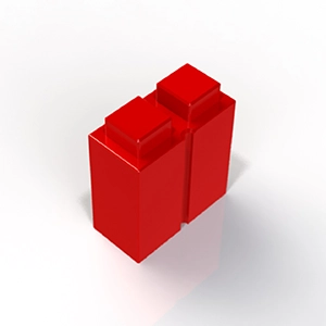 クォーターサイズ レッド