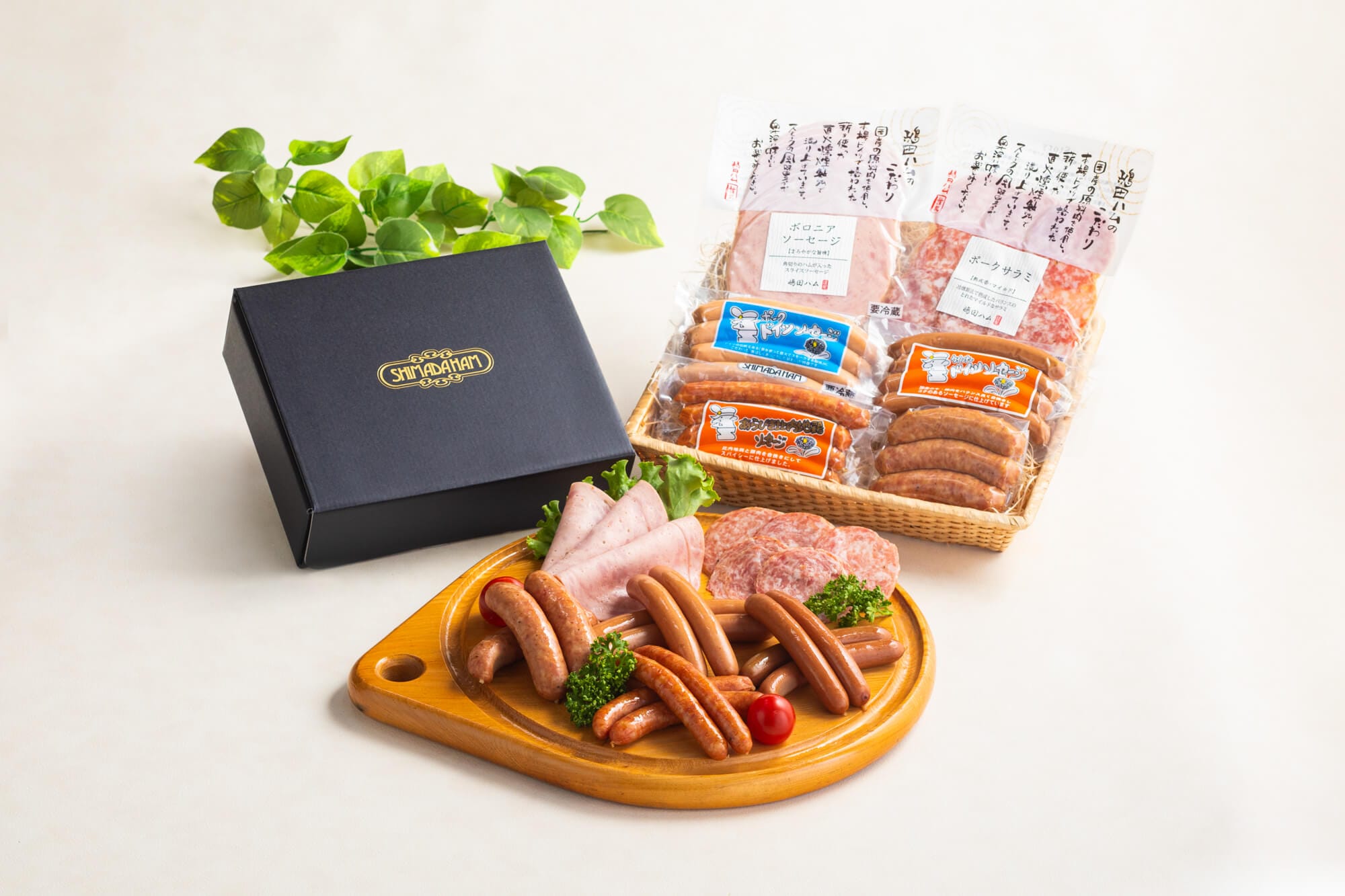 嶋田ハム看板ソーセージ6種食べ比べセット