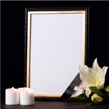 葬儀用写真立て（葬儀業界）