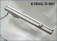 ネクタイピンK18WG-D-001