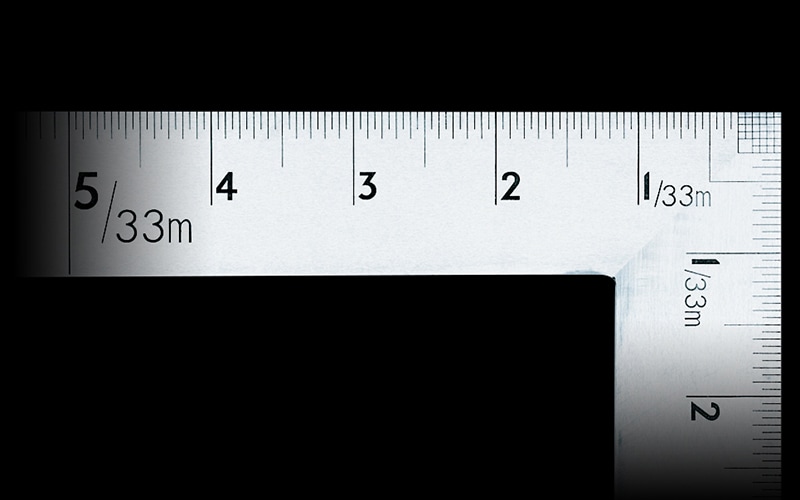 曲尺大金 ステンレス 表裏同目 (1m×60cm ケガキ作業)[製図 測定]
