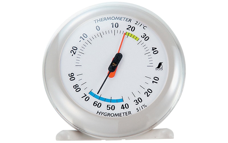温湿度計 Ｕ－３ 丸型 ６．５㎝ | 温度計・湿度計・環境測定器,温湿度