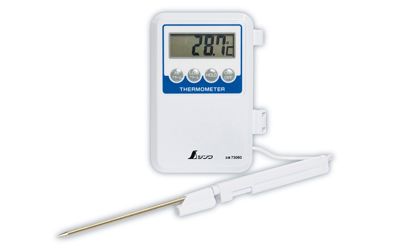 デジタル温度計 Ｈ－３ 最高・最低隔測式プローブ 防水型 | 温度計・湿度計・環境測定器,デジタル温度計 隔測式プローブ 防水型 | シンワ オンラインショップ