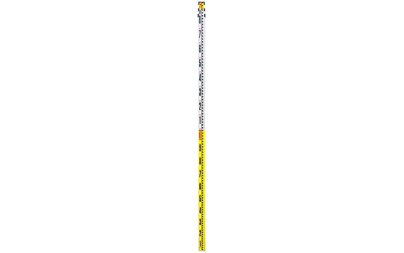 アルミスタッフ Ⅱ ５ｍ５段 表面１０㎜ピッチ 裏面１㎜ピッチ目盛付