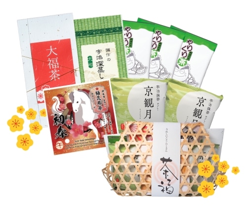 竹籠入り尚美園の迎春セット