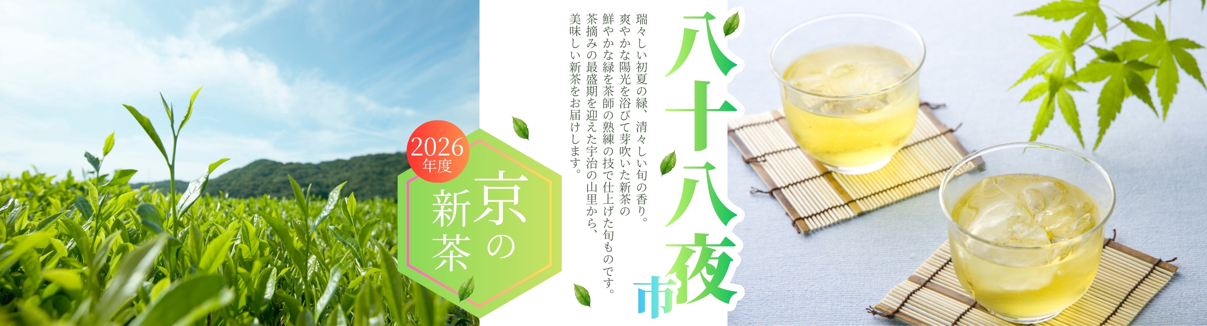 2026年度新茶メインバナー