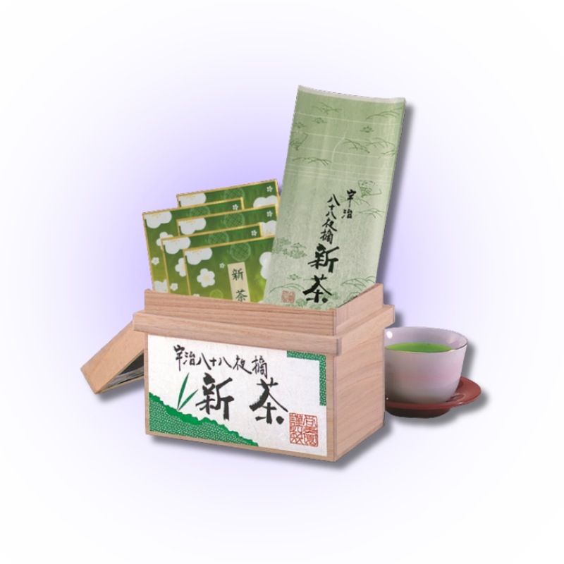 桐茶箱入　八十八夜摘み新茶　250g×2袋