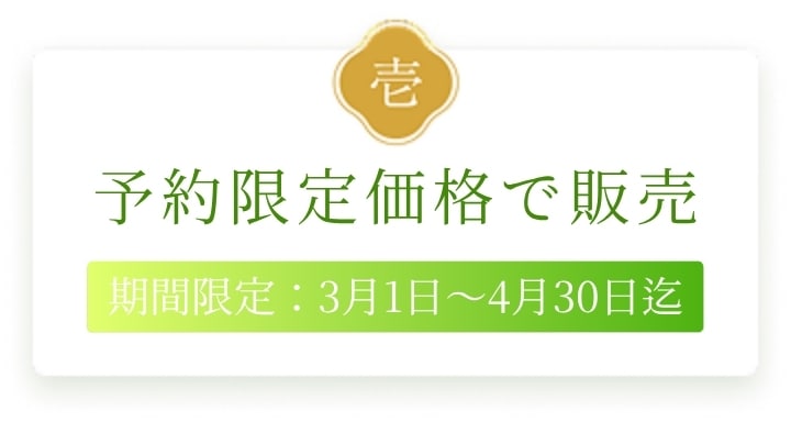 壱 予約限定価格で販売
