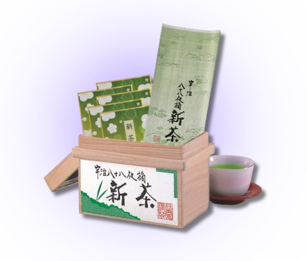 八十八夜摘新茶桐箱