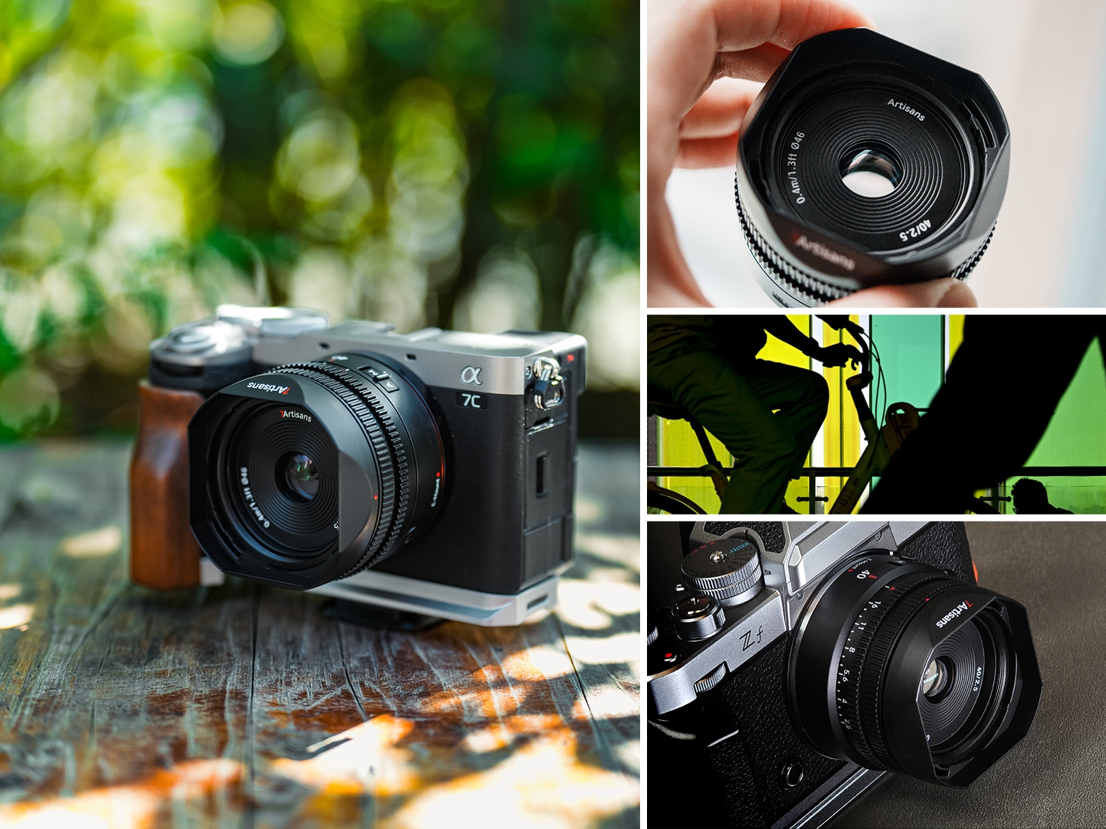 七工匠 7Artisans 40mm F2.5 AF「ソニーE、ニコンZ、Lマウント」フル