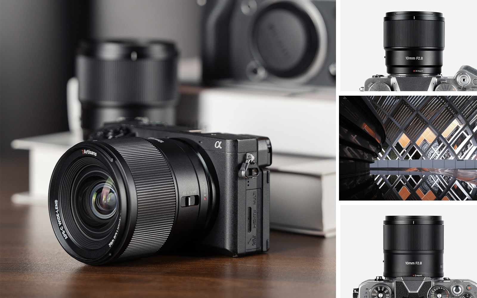 レンズ(単焦点) BOSS 七工匠 7Artisans 10mm F2.8 AF APS-C「E/Z/Xマウント」広角レンズ