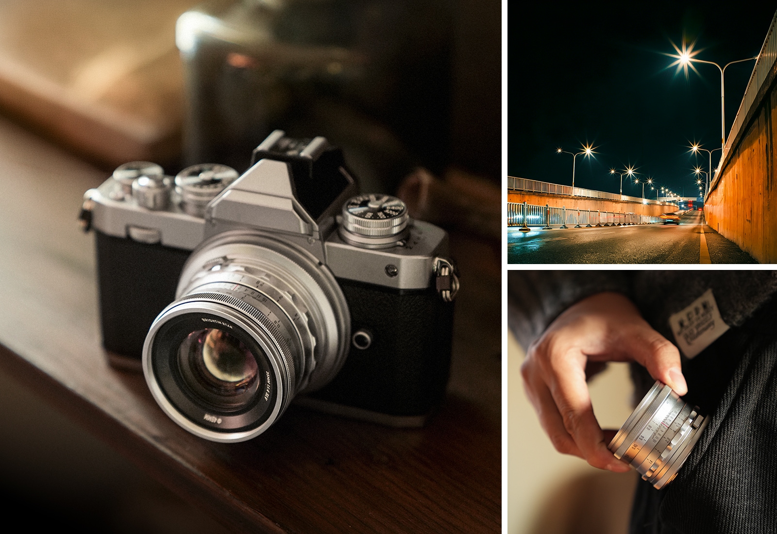 BRIGHTIN STAR 35mm F1.4 単焦点レンズEマウント シルバー Brightin Star 35mm F1.4「E/Z/RF/Lマウント」大口径 単焦点レンズ