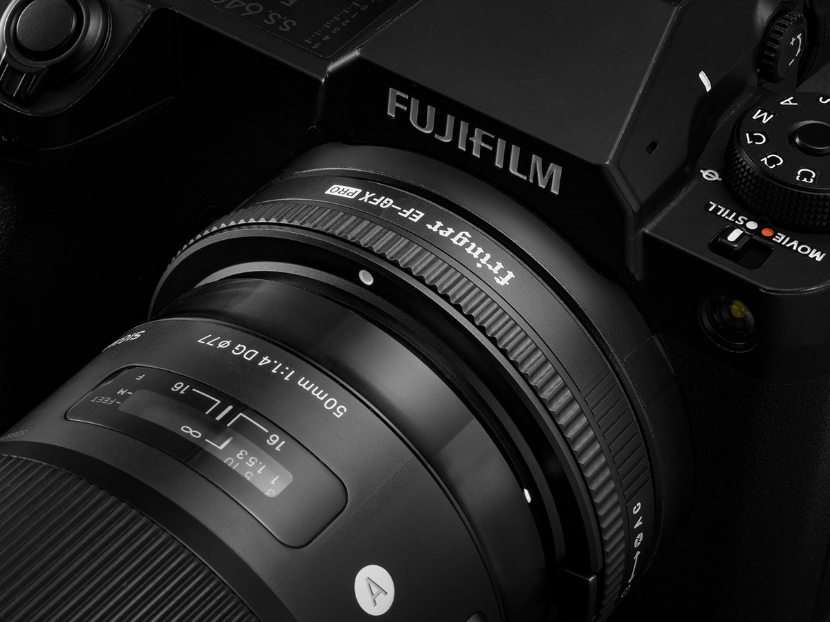 GFX50Sで使用していました【美品】Fringer FR-EFTG1 (EF → GFX変換) AF可能