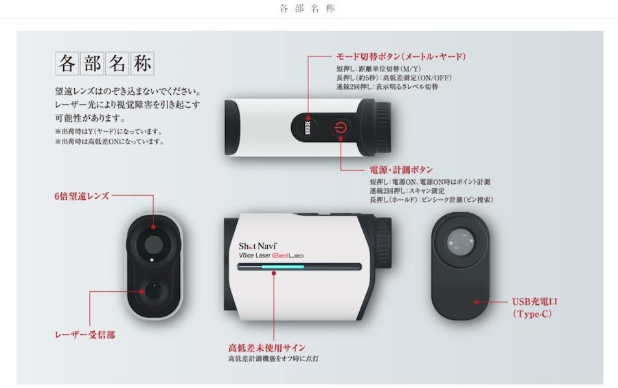 Voice Laser Red Leo 商品詳細ページ 【公式通販】Shot Navi ショット ...