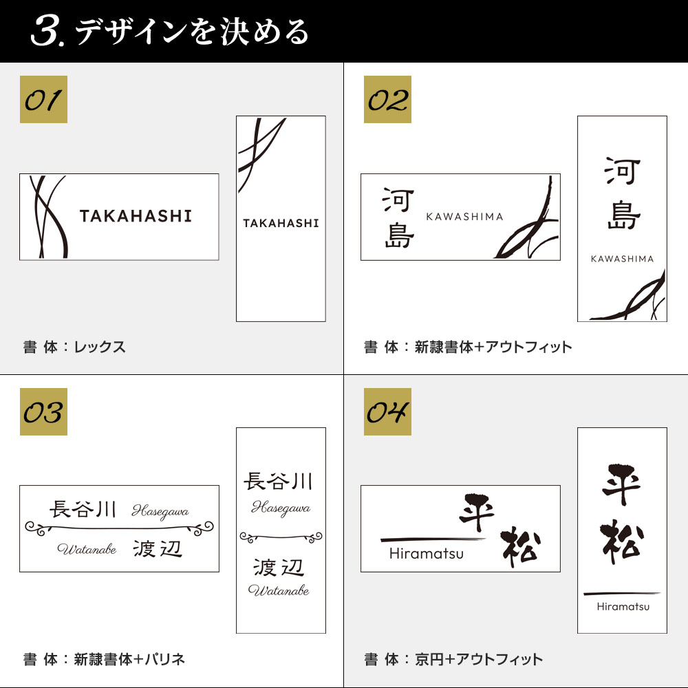 古くなった表札を外さずリニューアル！かぶせる表札 カブセーノ