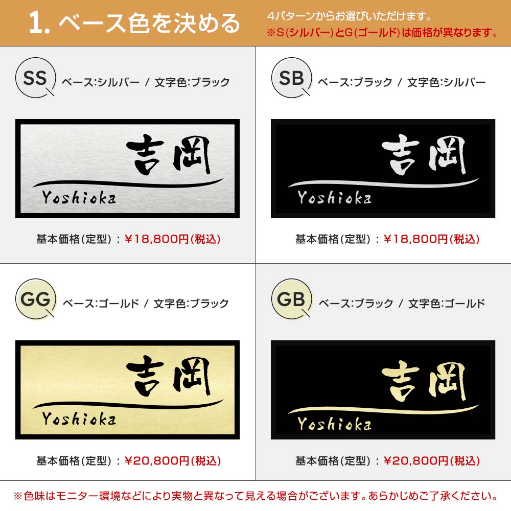 古くなった表札を外さずリニューアル！ かぶせる表札 カブセーノ