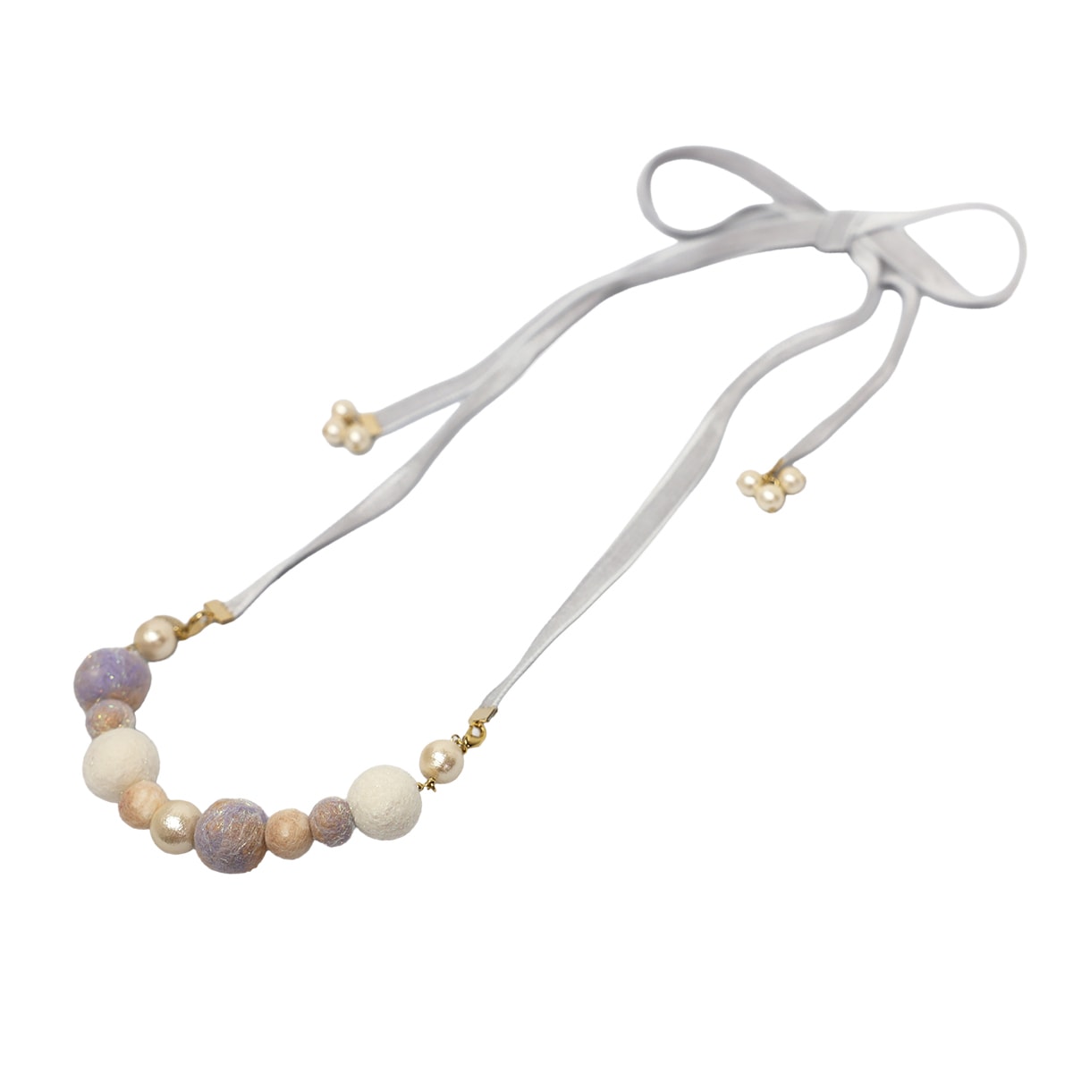 冬限定ラベンダームーンネックレス