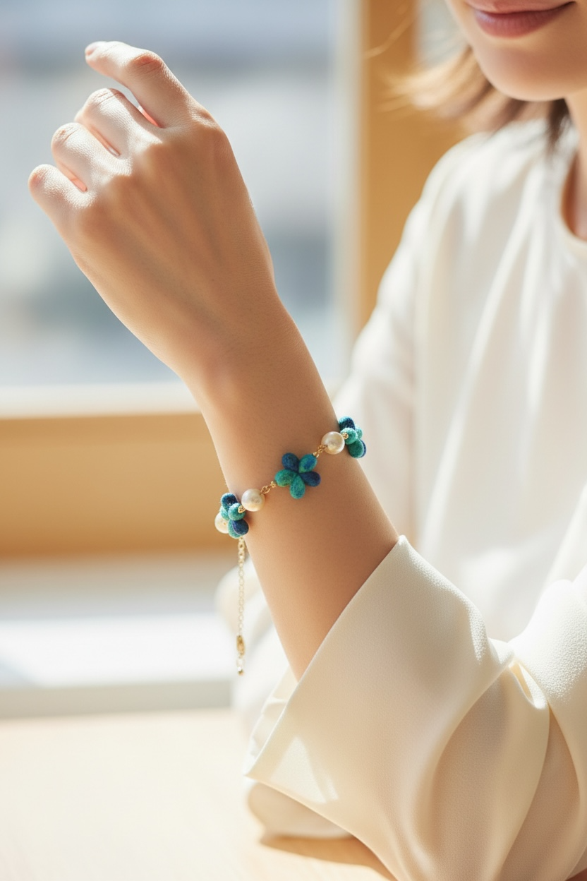 スミレブレスレット