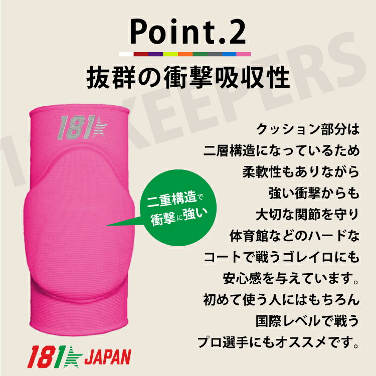 スポーツ用 膝パッド【181Keepers】Knee Pads Model9 膝サポーター 膝