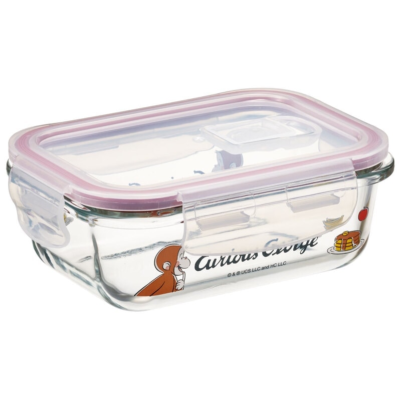 おさるのジョージ 耐熱ガラス容器 Mサイズ