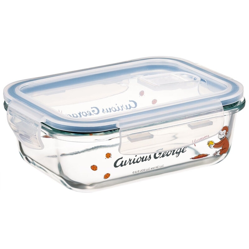 おさるのジョージ 耐熱ガラス容器 Lサイズ