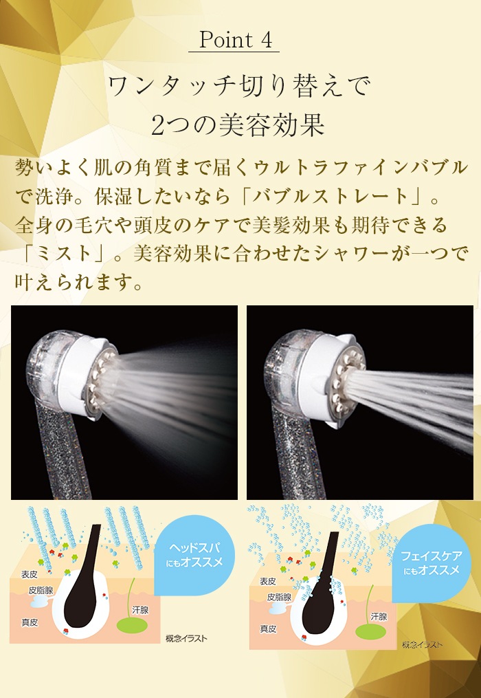 お知らせ]【大人気】ミラブル シャワーヘッド正規販売店とな