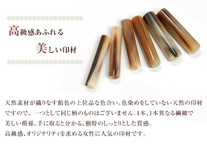 オランダ水牛印鑑