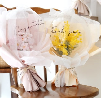 バルーンギフト 軽くて持ち運びに便利