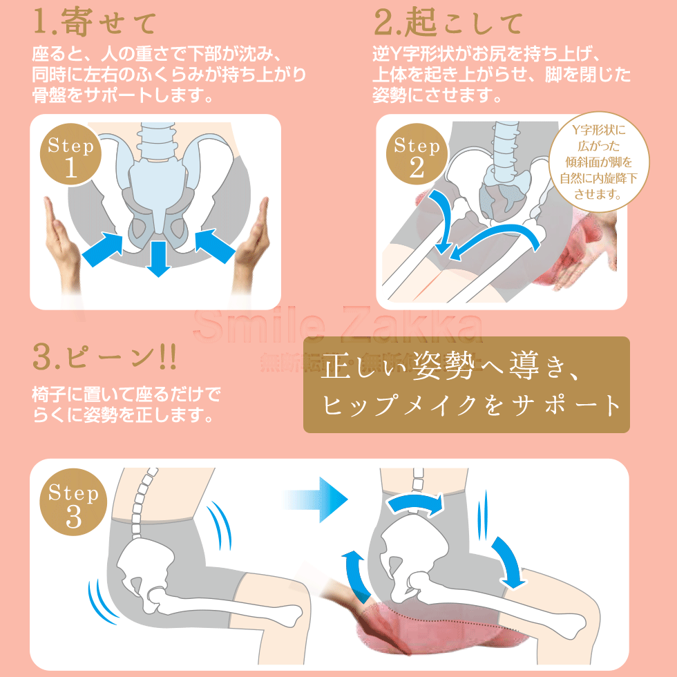 BEAUCURE 骨盤シェル型クッション