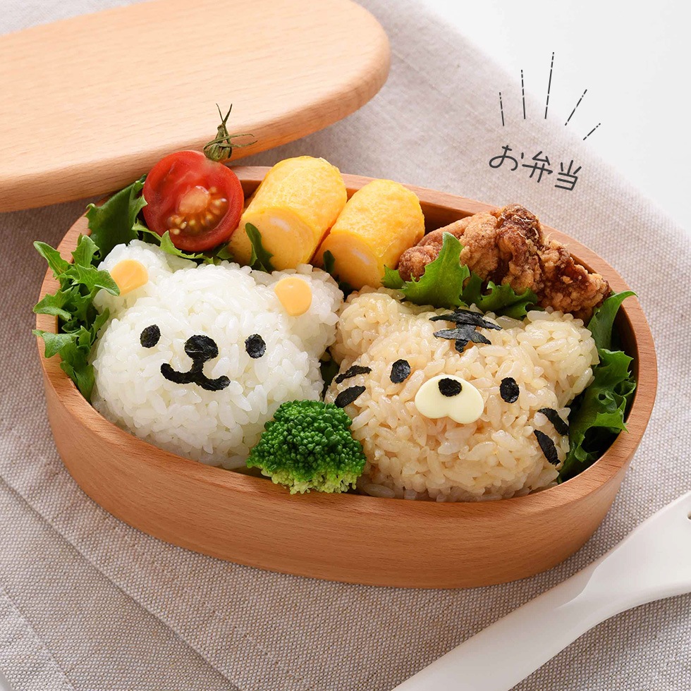 くまさんとなかまたちおにぎりセット [nico kitchen]