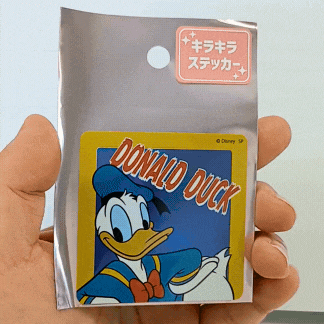 公式] メーカー直営 ディズニー キラキラキャラクターステッカー