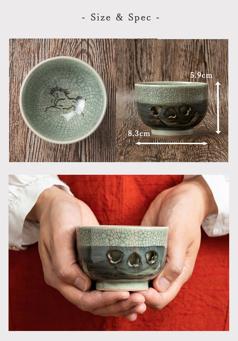 大堀相馬焼 松永窯 二重煎茶碗 | すべての商品 |福島県の伝統工芸品 