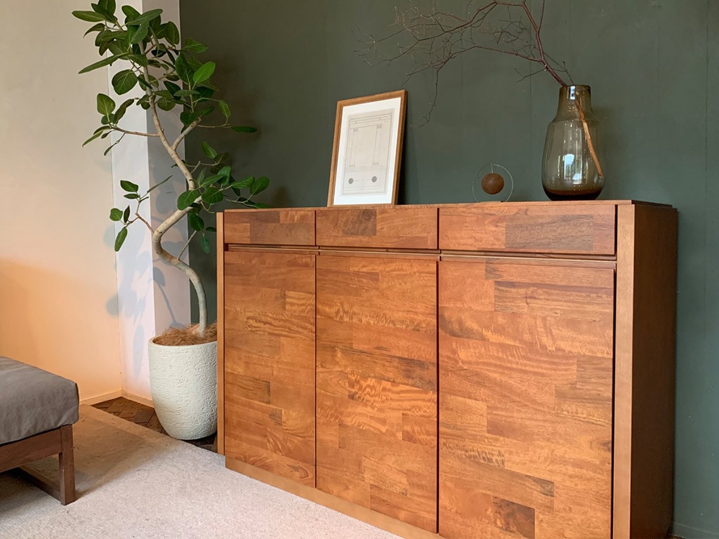 DLC123 マルニ木工 グレース サイドボード 36万 ベルサイユ 照明付き