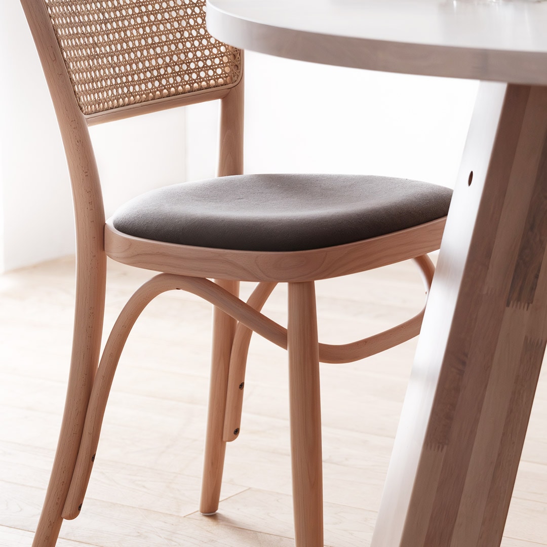 ラタンサイドチェア Z ホワイト TORCERE