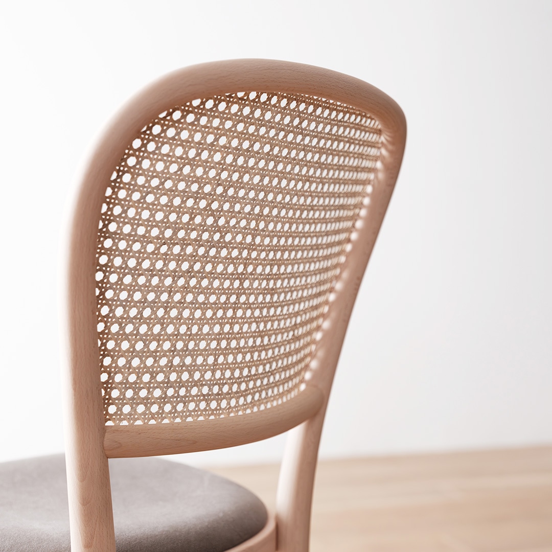 ラタンサイドチェア Z ホワイト TORCERE